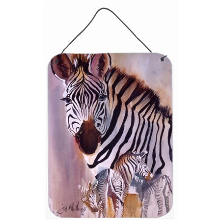 Carolines Treasures Zebras Wall and Door Hanging Prints JMK1197DS1216